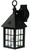 Matte Black House Shaped Wall Light