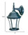 Matte Black Hanging Carousel Lantern Wall Light