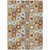 8' X 10' Orange And Copper Patchwork Washable Indoor Outdoor Area Rug