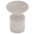 18" White Solid Wood Round End Table