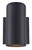 Minimalist Matte Black Wall Sconce