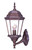 Dark Brown Swing Arm Lantern Wall Light