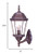 Dark Brown Swing Arm Lantern Wall Light