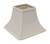 Ivory No Slub Innsbruck Square Lamp Shade