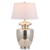 31" Silver Novelty Table Lamp With Drum Shade
