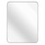 40" Silver Aluminum And Metal Framed Full Length Hanging Mirror