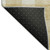 8' Gold And Ivory Plaid Washable Round Rug With UV Protection