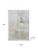 8' X 10' Linen And Ivory Abstract Washable Area Rug With UV Protection
