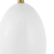 27" Gold Novelty Table Lamp With Empire Shade