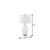 27" Gold Novelty Table Lamp With Empire Shade