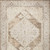 8' X 10' Beige and Bronze Floral Power Loom Distressed Area Rug