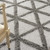 8' X 10' Charcoal And Gray Geometric Shag Area Rug