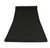Black Shantung Silk Square Lamp Shade