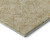 10' X 14' Gold And Ivory Floral Washable Area Rug With UV Protection