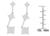 14K White Gold 1 cttw Princess Cut Diamond Earrings (G-H, VS1-VS2)
