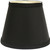 Black Shantung Silk Empire Lamp Shade