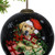 Christmas Puppy with Presents Hand Painted Mouth Blown Glass Ornament - 606114637752