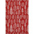 3' X 5' Red And Ivory Floral Washable Area Rug With UV Protection