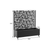 47" X 47" Black Galvanized Metal Rectangular Planter Box