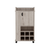 16" Gray Wood Bar Cart