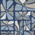 5' X 8' Navy Blue And Blue Floral Washable Indoor Outdoor Area Rug