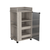 16" Gray Wood Bar Cart