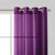Set of Two 84" Purple Solid Modern Window Panels - 606114590613