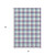 3' X 5' Purple Ivory And Blue Plaid Washable Area Rug With UV Protection