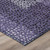 5' X 8' Purple And Lavender Abstract Washable Indoor Outdoor Area Rug
