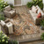 10' X 14' Orange And Brown Abstract Washable Indoor Outdoor Area Rug