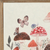 Butterflies Mushrooms Metal Framed Art