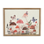 Butterflies Mushrooms Metal Framed Art