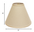 Beige Linen Cone Lamp Shade Home Accent