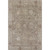 5' X 8' Khaki And Beige Oriental Washable Area Rug With UV Protection