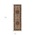 9' Ivory And Black Oriental Runner Rug