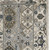 8' Ivory And Blue Oriental Runner Rug With Fringe