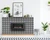 4" X 4" Black and White Medeci Peel and Stick Removable Tiles
