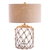 27" Clear Novelty Table Lamp LED With Drum Shade