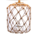27" Clear Novelty Table Lamp LED With Drum Shade
