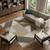 10' X 13' Beige Gray And Brown Striped Area Rug With Fringe