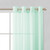 Set of Two 84" Aqua Solid Modern Window Panels - 606114590620