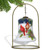 Dual Cardinals Hand Painted Mouth Blown Glass Ornament - 606114637806