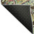 10' X 14' Chocolate Blue And Pink Paisley Washable Area Rug With UV Protection