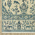3' X 5' Ivory And Blue Oriental Area Rug With Fringe