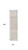 8' Cream And Gray Trellis Indoor Outdoor Runner Rug