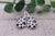 Cow || Glass Teardrop French Lever Earrings
