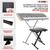 Keyboard Stand Piano Bench Combo Adjustable Key Board Stands 2 Padded Musician Chair Set