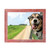 8" x 10" Red Solid Wood Tabletop Picture Frame