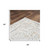 5' X 8' Gray Ivory Red Orange And Blue Medallion Area Rug