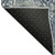 10' X 14' Blue And Ivory Floral Medallion Distressed Washable Area Rug With UV Protection